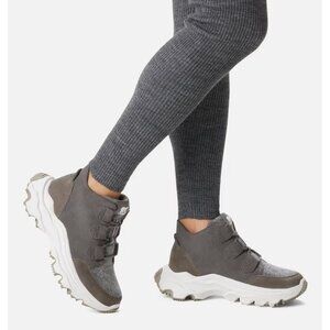 Sorel Women's Kinetic Breakthru Caribou Sneaker-Like Boot Gray 7.5M